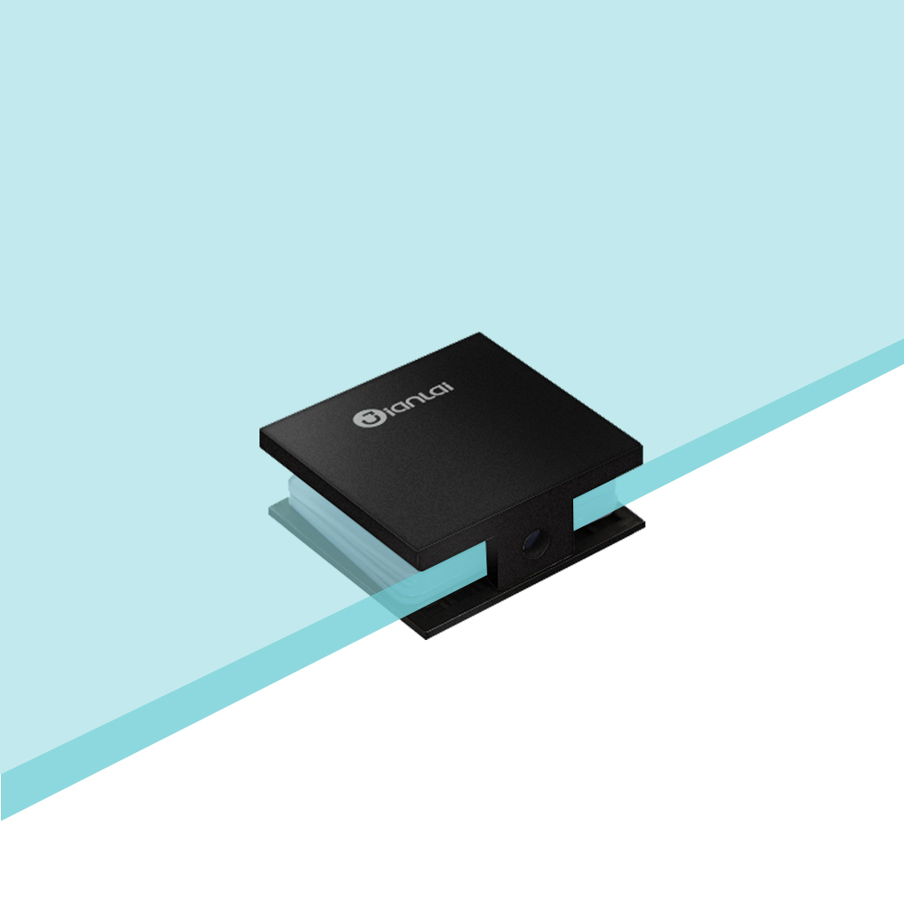 Abrazadera de vidrio montada en la pared de acero inoxidable de 0 grados