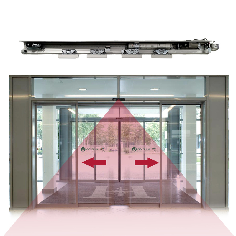 Abridor de puerta con Motor de puerta corrediza eléctrica, sistema de entrada automático inteligente, operador automático