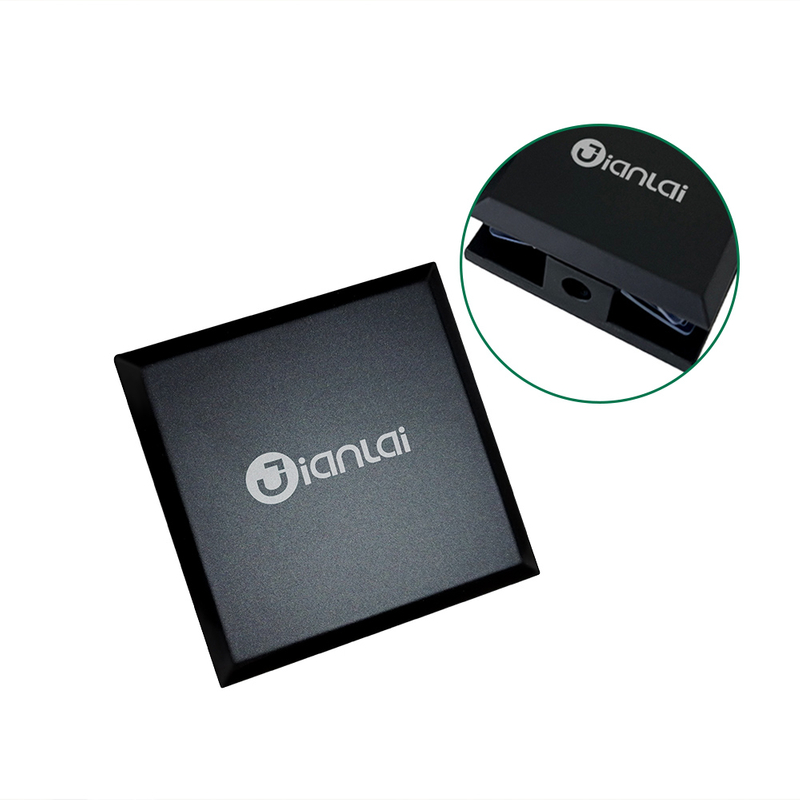 Abrazadera de vidrio montada en la pared de acero inoxidable de 0 grados